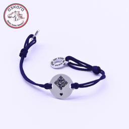 Qœur - Bracelet S.O.S - Bleu marine