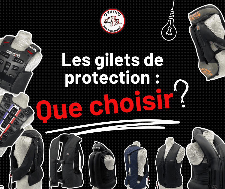 Dans cet article, nous vous conseillons sur le type de gilet de protection à choisir en fonction de votre activité à cheval