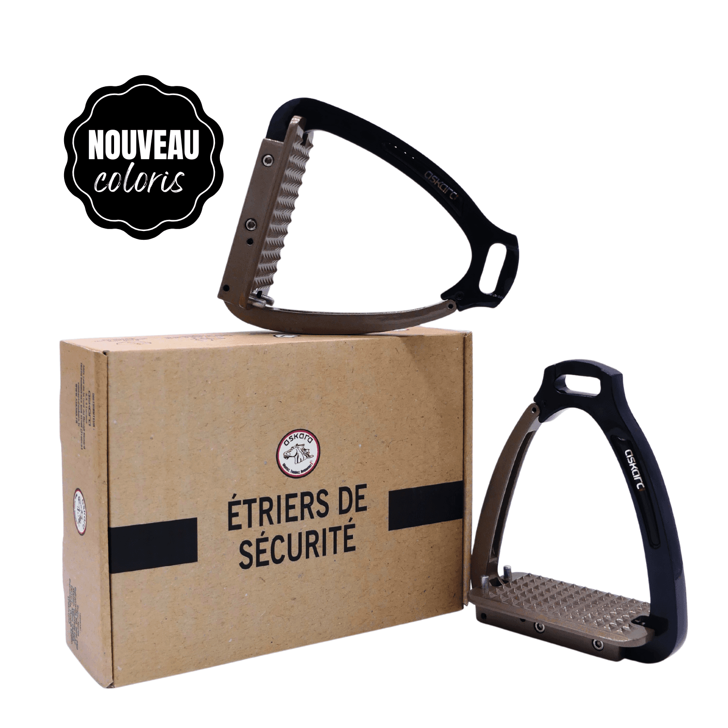 Découvrez les tout nouveaux étriers de sécurité pour l'équitation Askara, au meilleur prix pour tous les cavaliers !