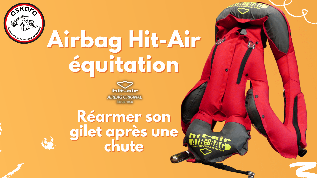 Dans cette vidéo l'équipe ASKARA vous aide à remonter votre gilet airbag Hit-Air modèle Complet et à le réarmer après une chute