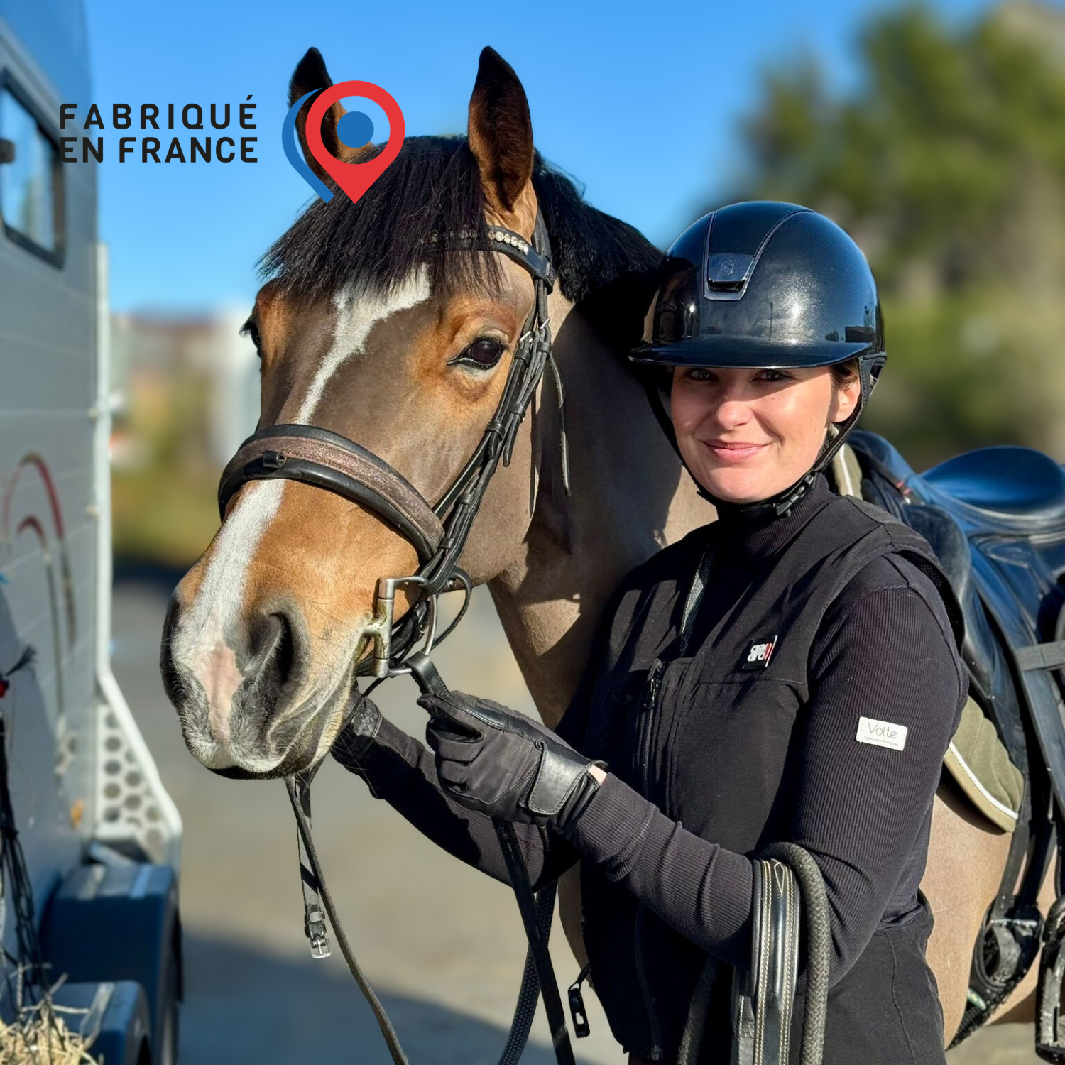 Découvrez notre nouveau gilet airbag français Askara modèle Rafale, beau et confortable, et surtout protecteur !