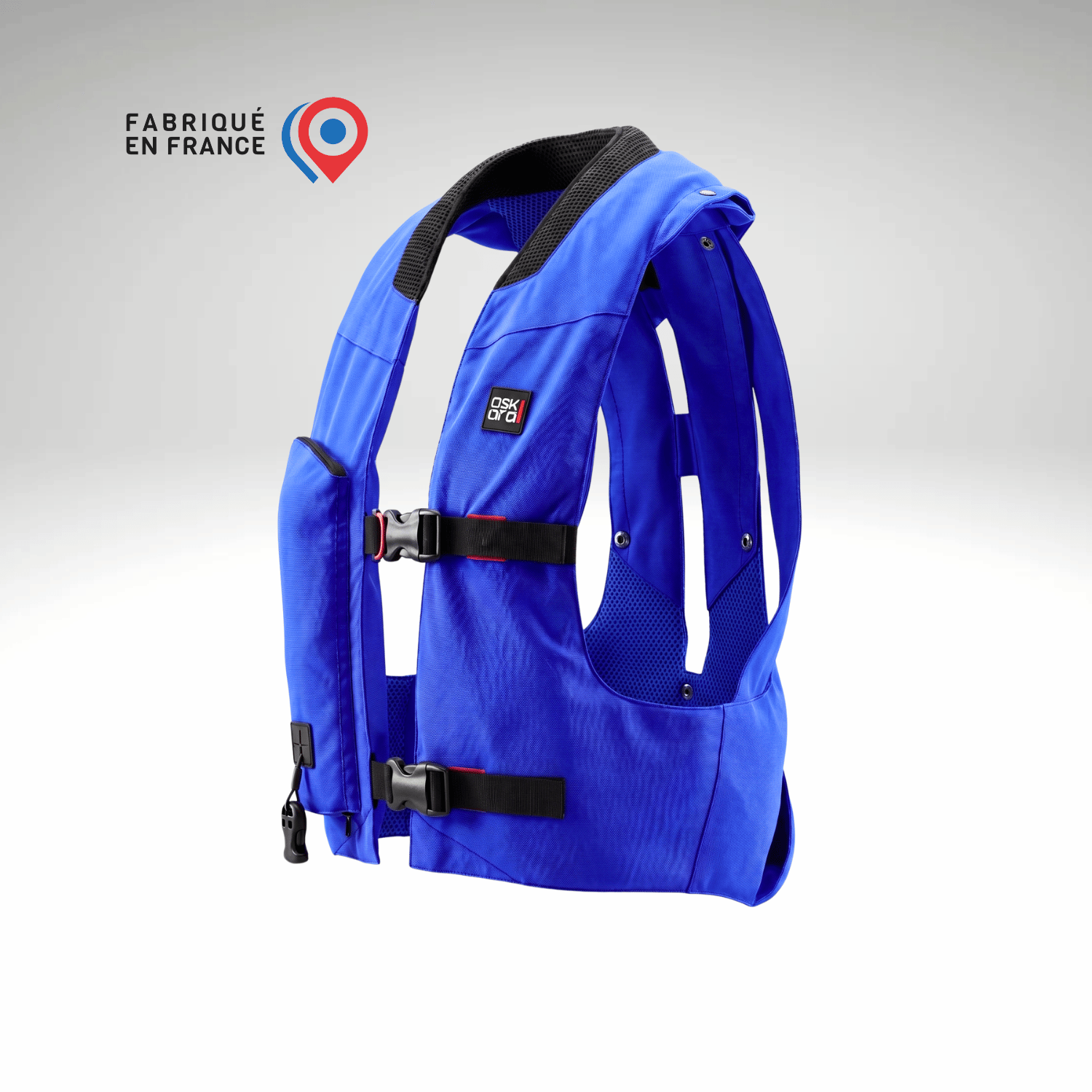 ASKARA - Gilet Airbag Équitation Mistral BLEU ROYAL – Made in France