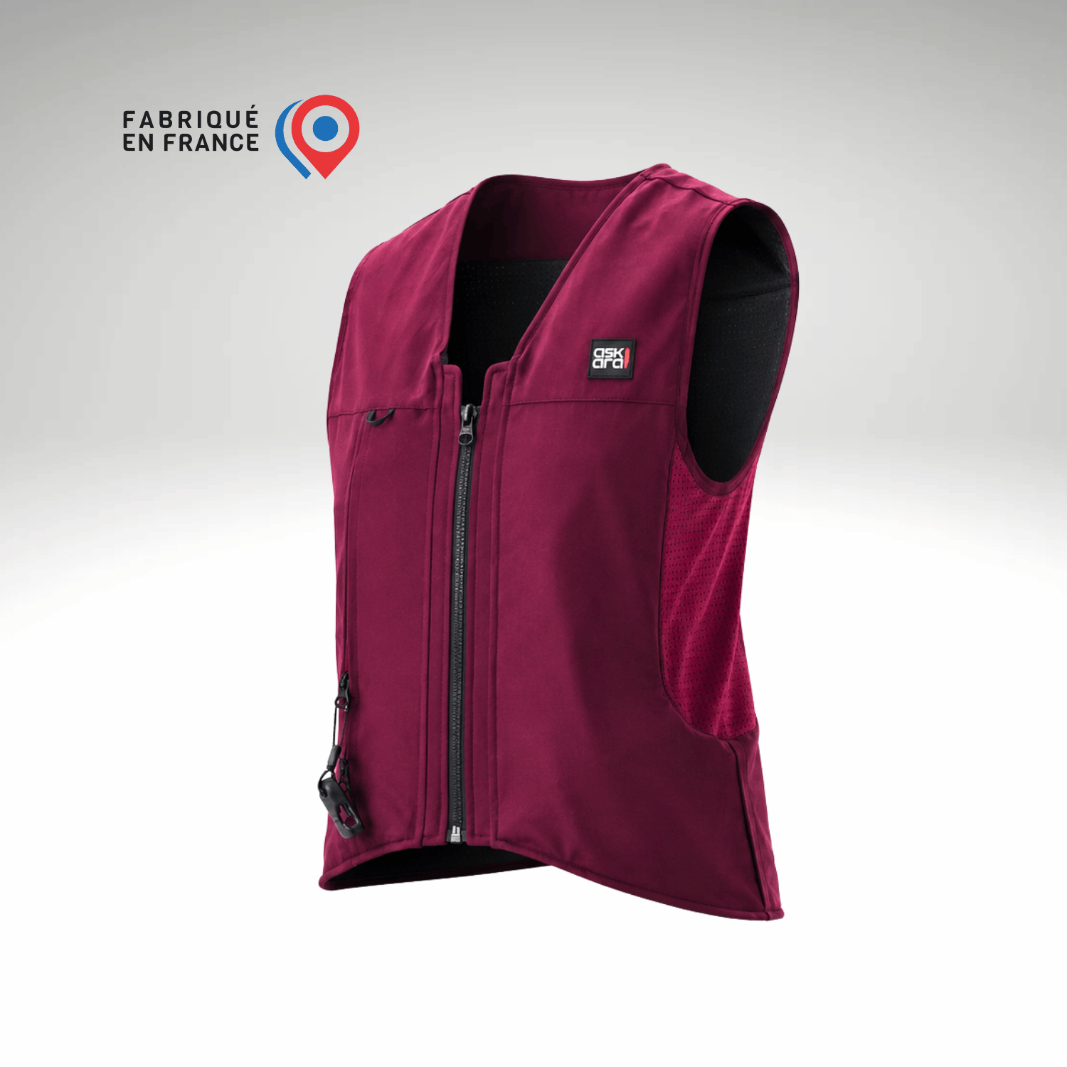 ASKARA - Gilet Airbag Équitation Rafale BORDEAUX - Made in France